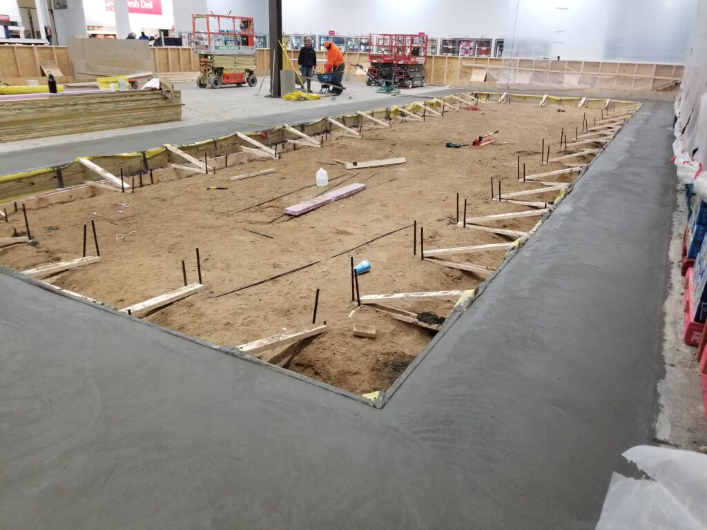 freezer slab installation | ABCO